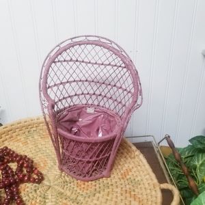 Boho Plant Chair Peacock Chair